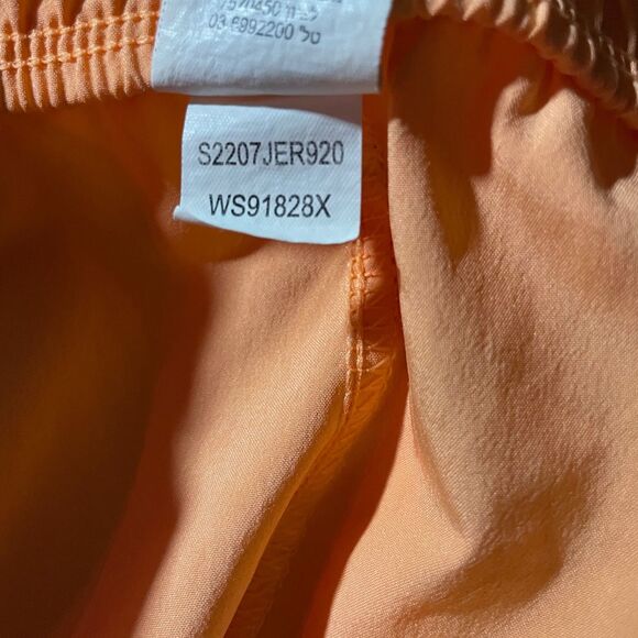 New Balance Running Shorts Orange Athletic Activewear Drawstring Womens Size 2XL - Picture 6 of 7